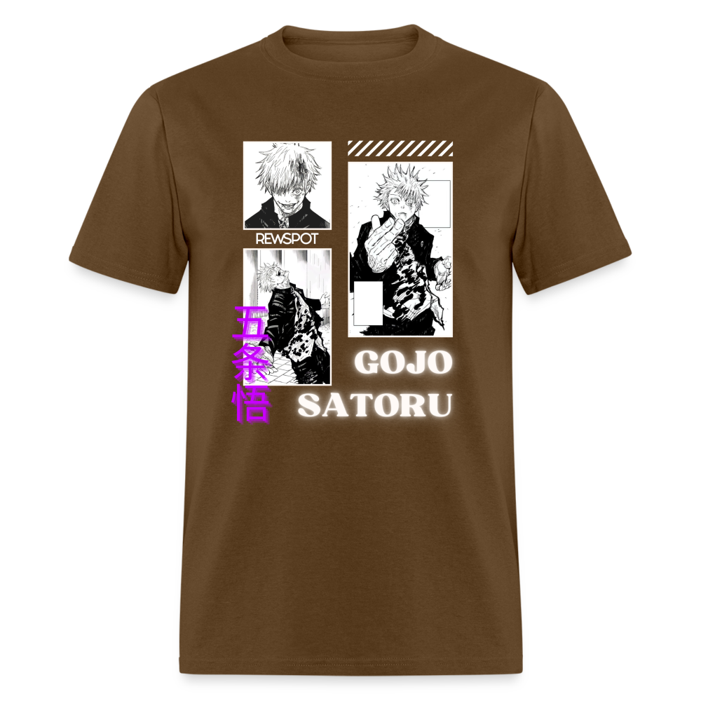 GOJO SATORU | REWSPOT T-SHIRT - brown