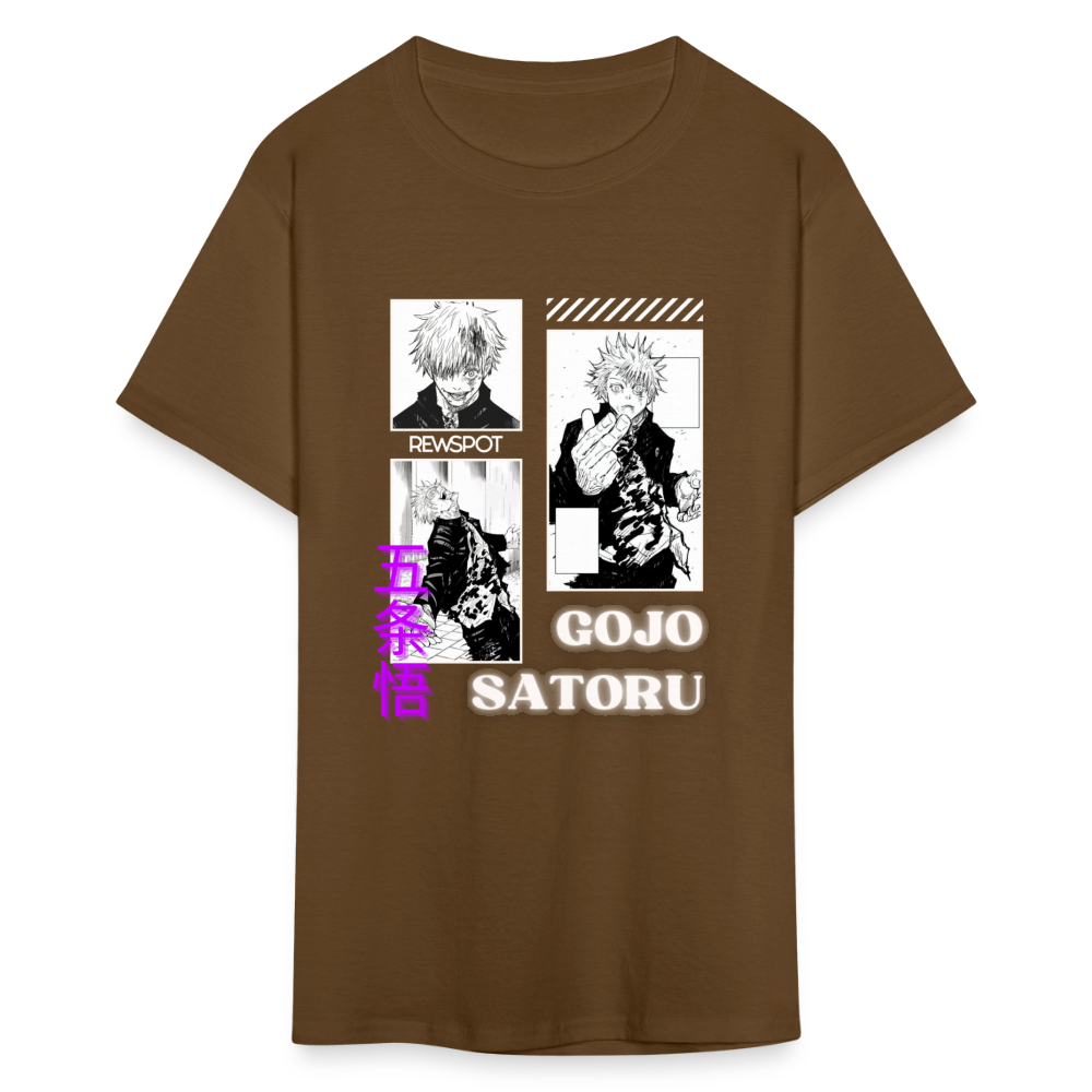 GOJO SATORU | REWSPOT T-SHIRT - brown